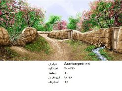نخ و نقشه تابلو فرش بهار در کوچه باغ - 138
